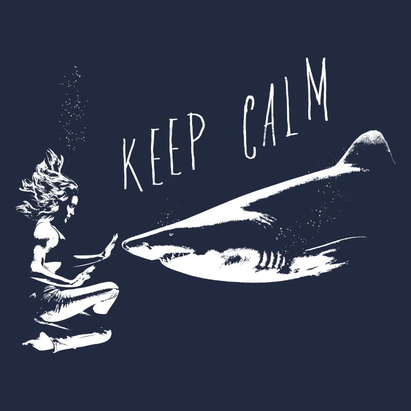 Keep Calm - Shark Edition