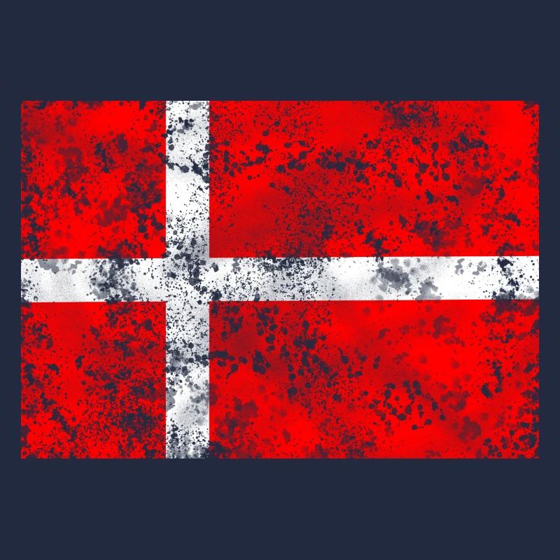 Drapeau du Danemark Vintage