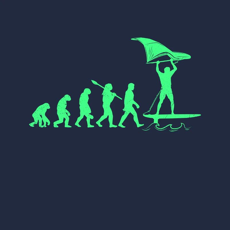 Wing Foil Evolution Affe Mensch Foiler Entwicklung