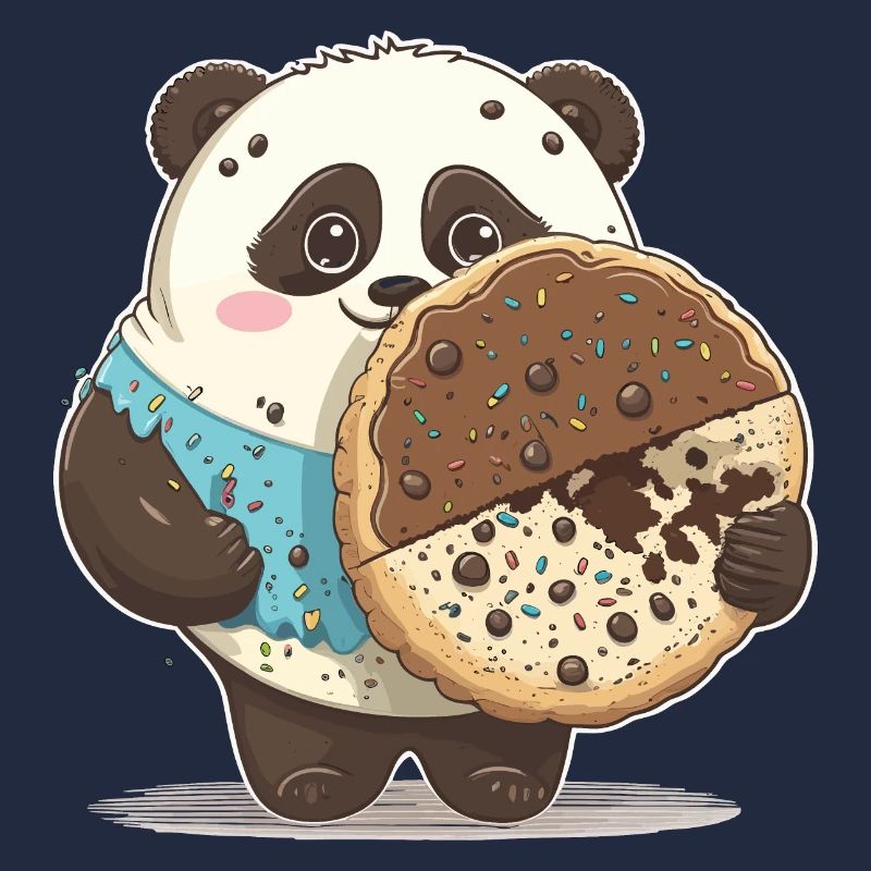 Panda à la dent sucrée