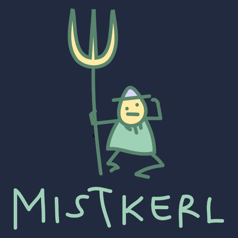 Kerl mit Mistgabel (b)