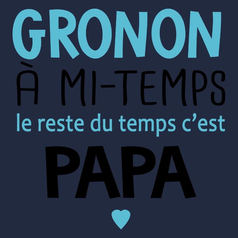 Grognon à mi temps cadeau bébé enfant
