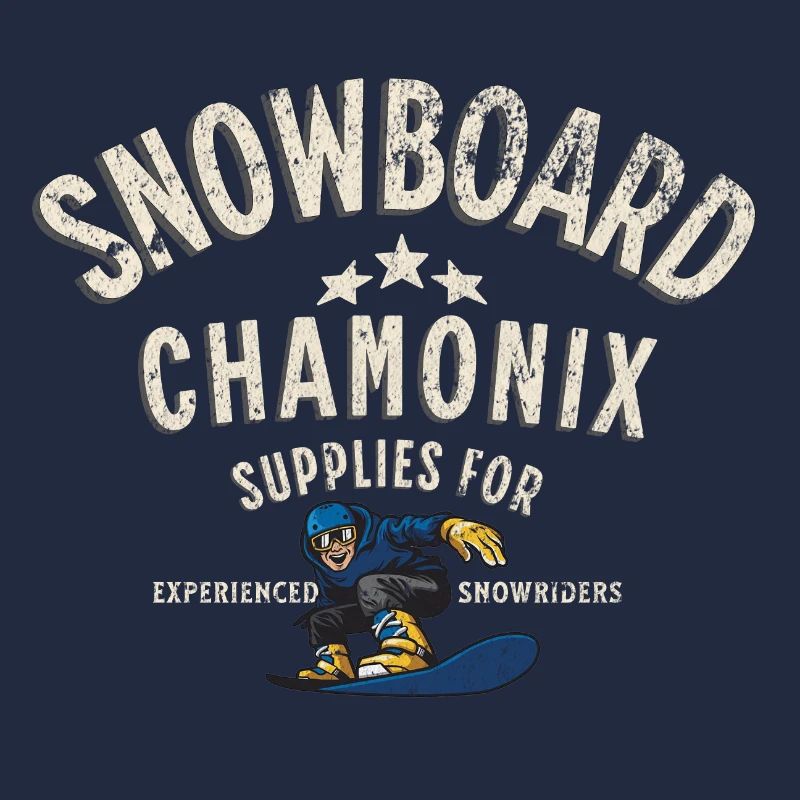 Chamonix snowboarding