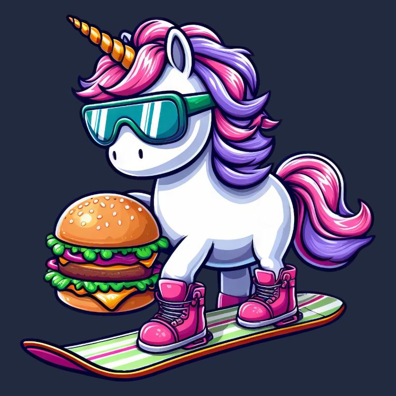 Einhorn Snowboard Winterburger