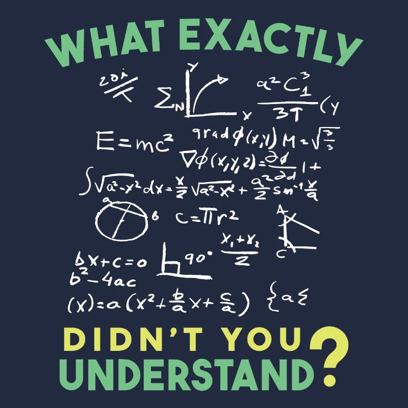 Physique Math Formule Blague