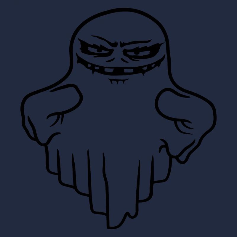 Schwebender Monster Geist Comic