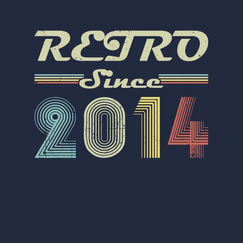 Retro seit 2014 Geburtstagsgeschenk