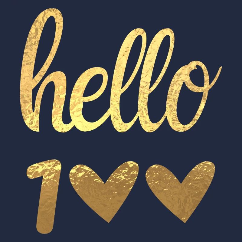 Hello 100 doré
