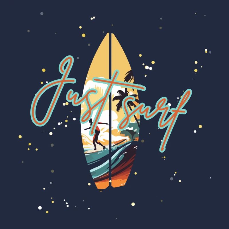 Surfer Sunset Design
