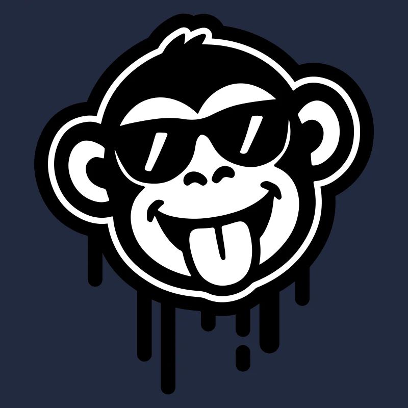 Monkey Cool Funny