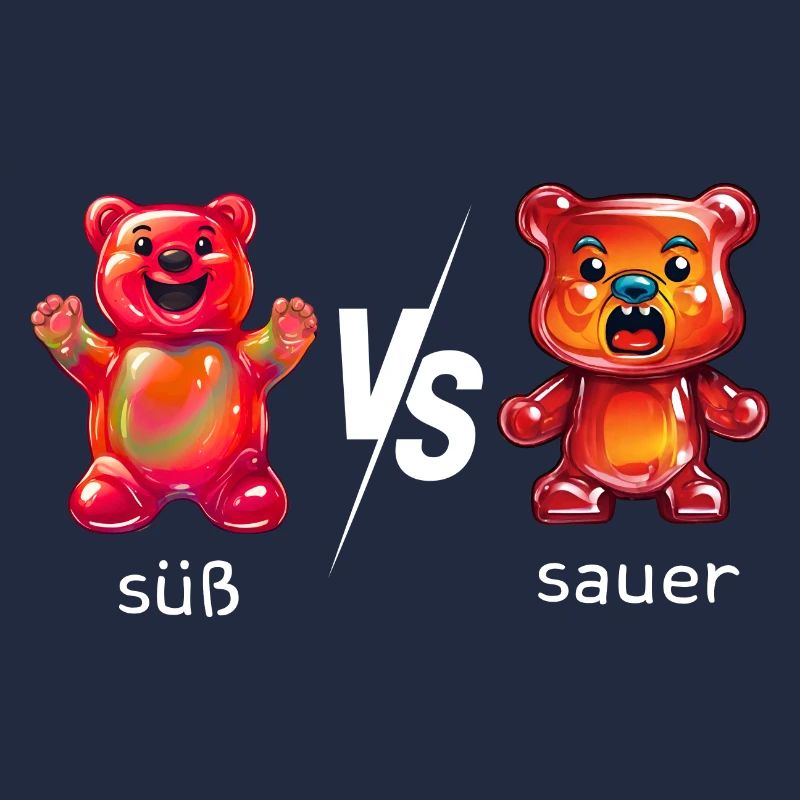 Süßes oder Saueres Gummibären