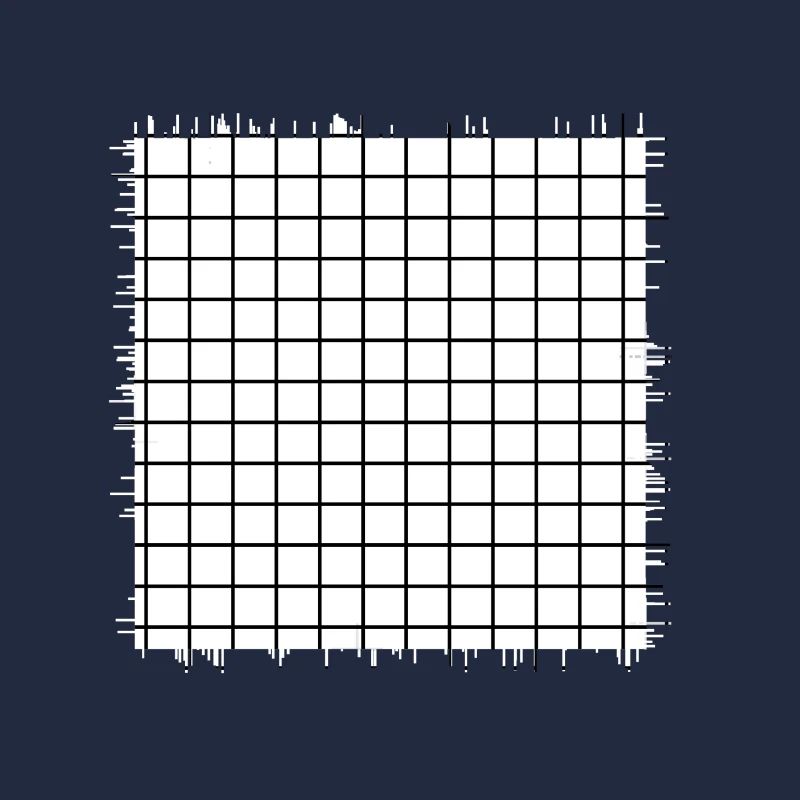 square shape crossed checkered pattern paper
