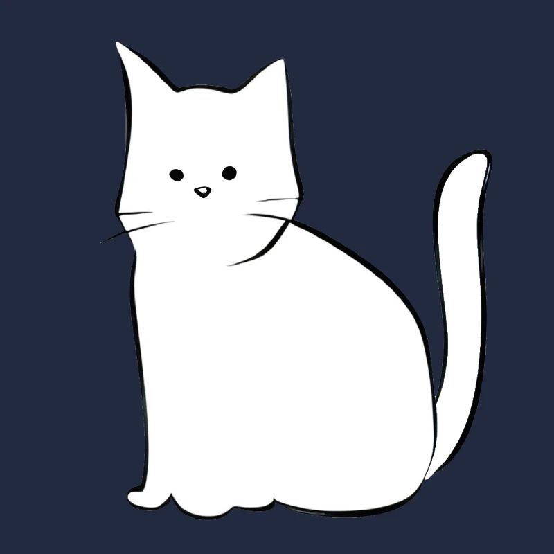 Katze Symbol Tier einfach