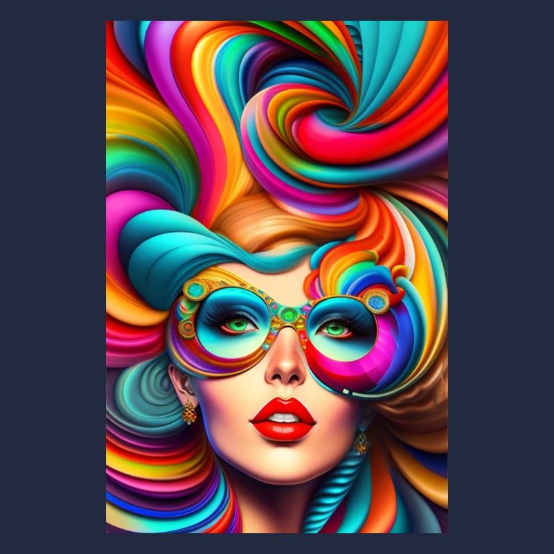 psychedelische Frau