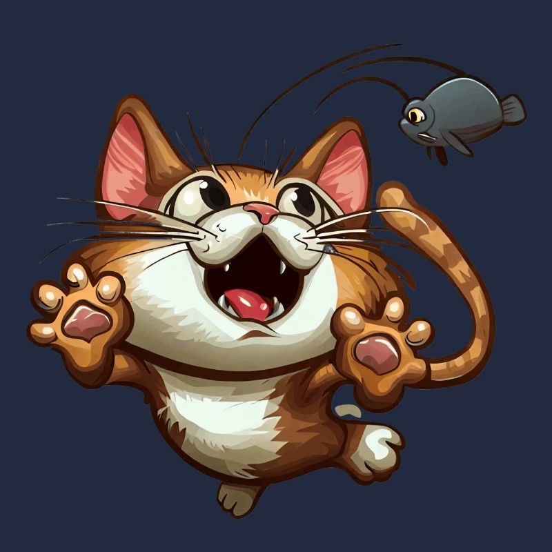 Le chat attrape la souris est attrapé