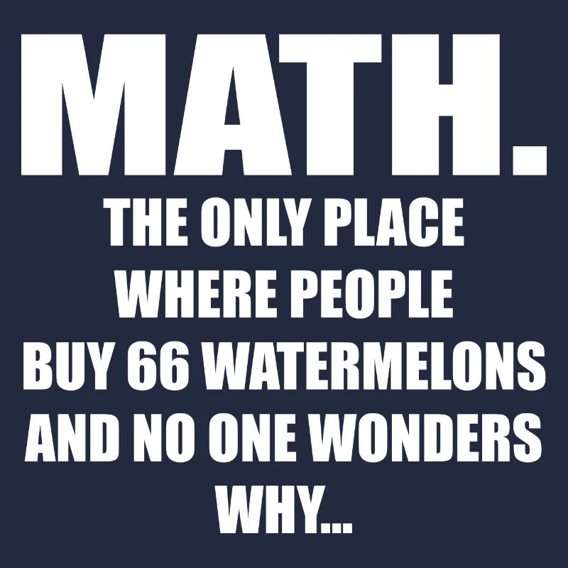Math And Watermelons Mathematics Calculation Numbe