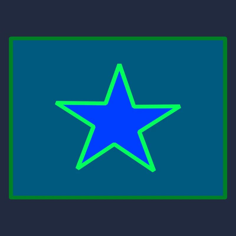 Étoile Vert Bleu