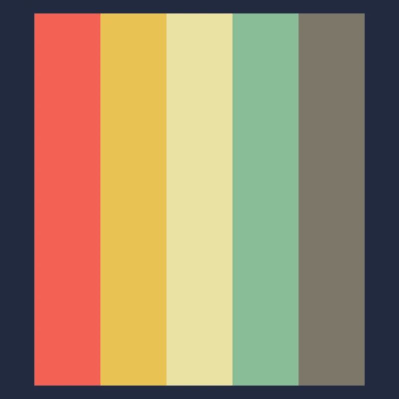Retro Vintage Striped Rectangle Striped Template