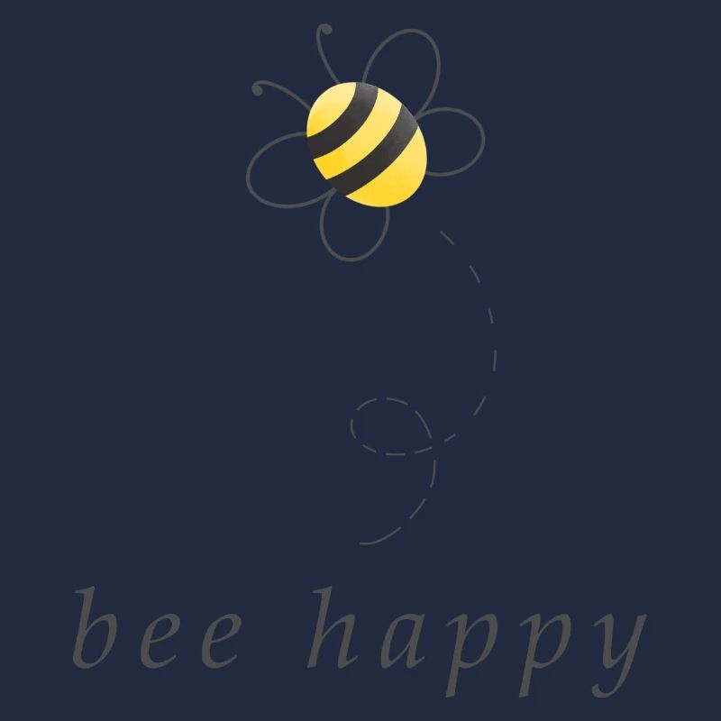 abeille heureuse
