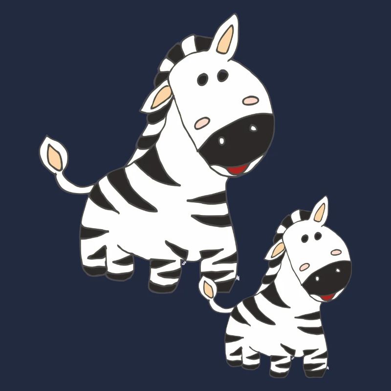 zebra mutter und kind