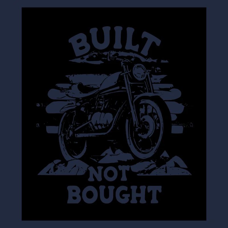 Motocyclette construite, non achetée
