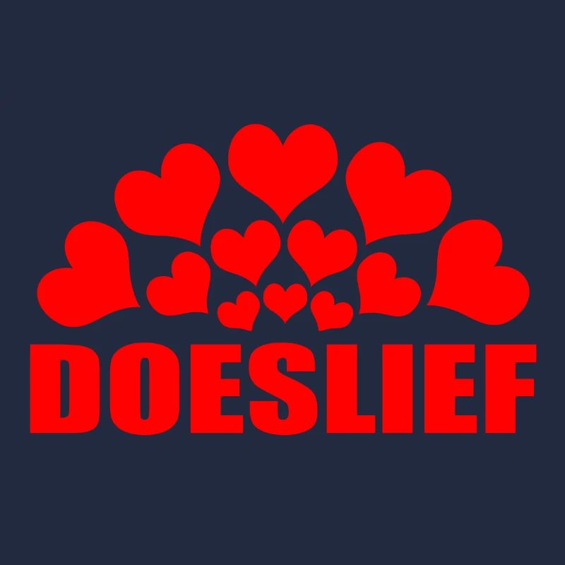 doeslief cœurs rouges - cœurs séparés