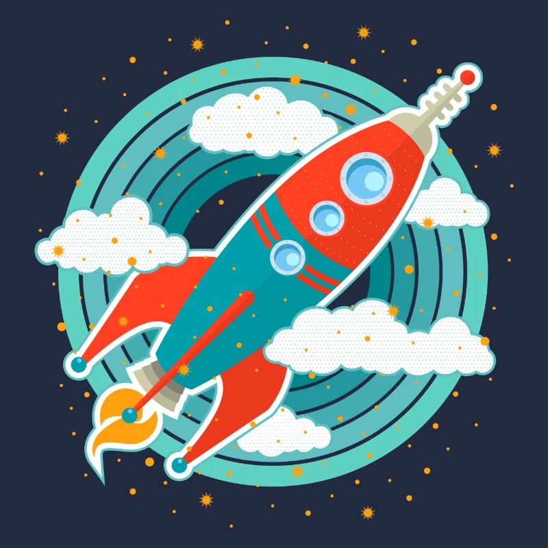 Retro Rocket (circles)