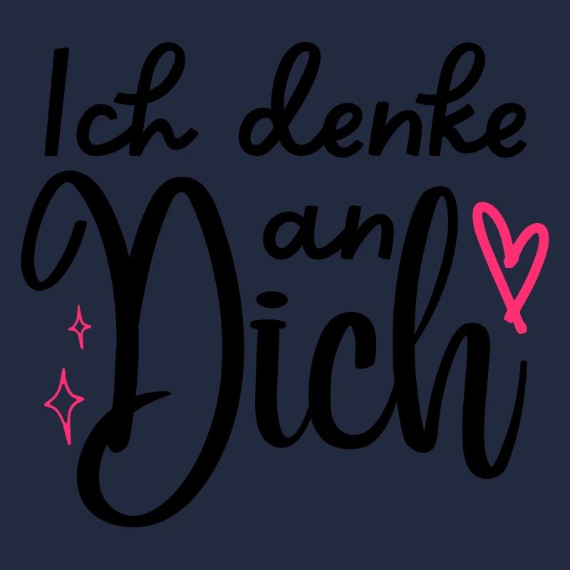 "Ich denke an Dich" Motiv,Valentinstagsgeschenk
