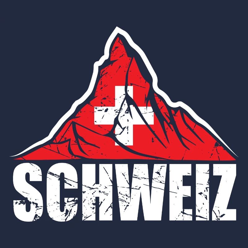Schweiz Matterhorn - Drapeau suisse