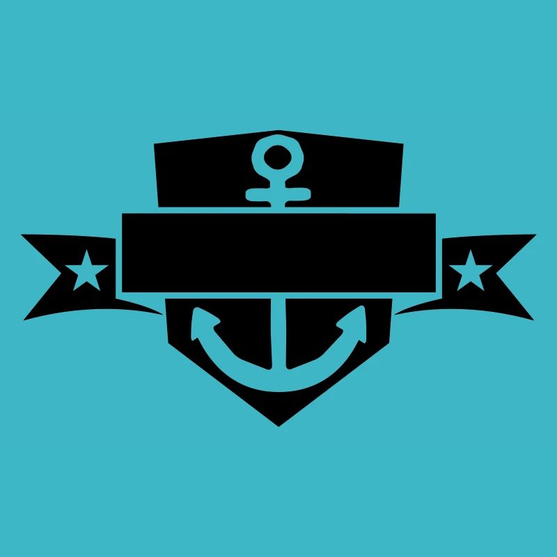 bannière bouclier blason nom de texte ancré ancre jeter
