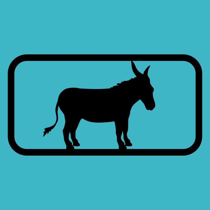 button sport logo cool donkey horse pony small pack