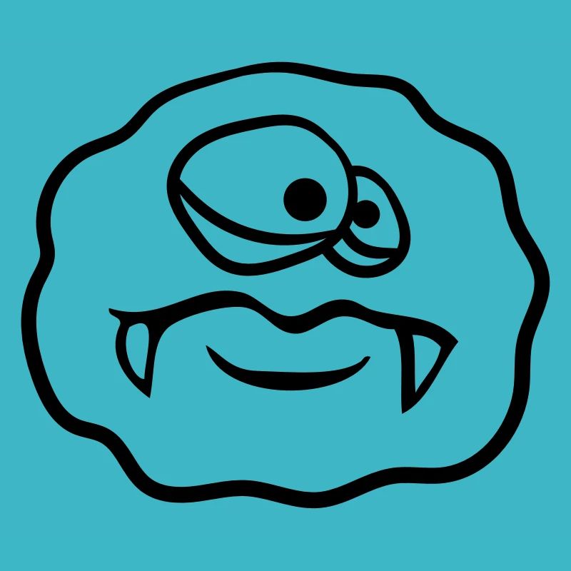 cercle rond bactérie virus cellule glibber mucus ek