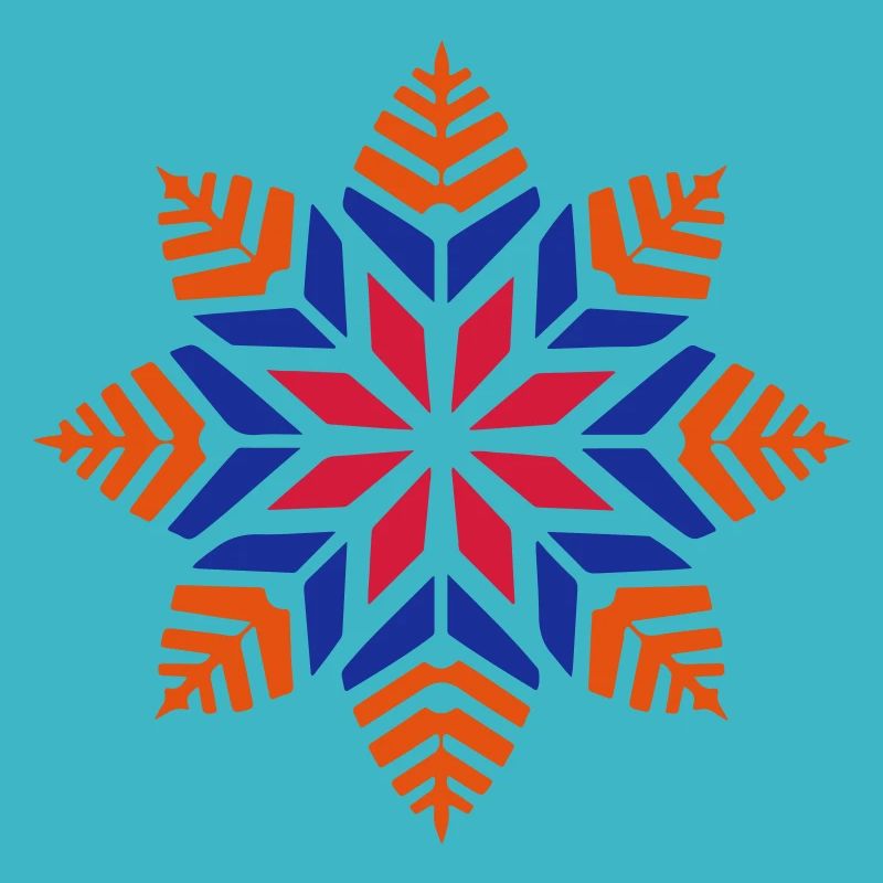 Flocon de neige d’hiver