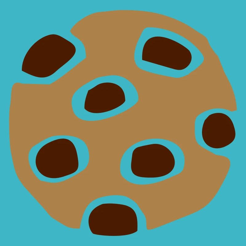 Biscuit with chocolate - cookie - bakery