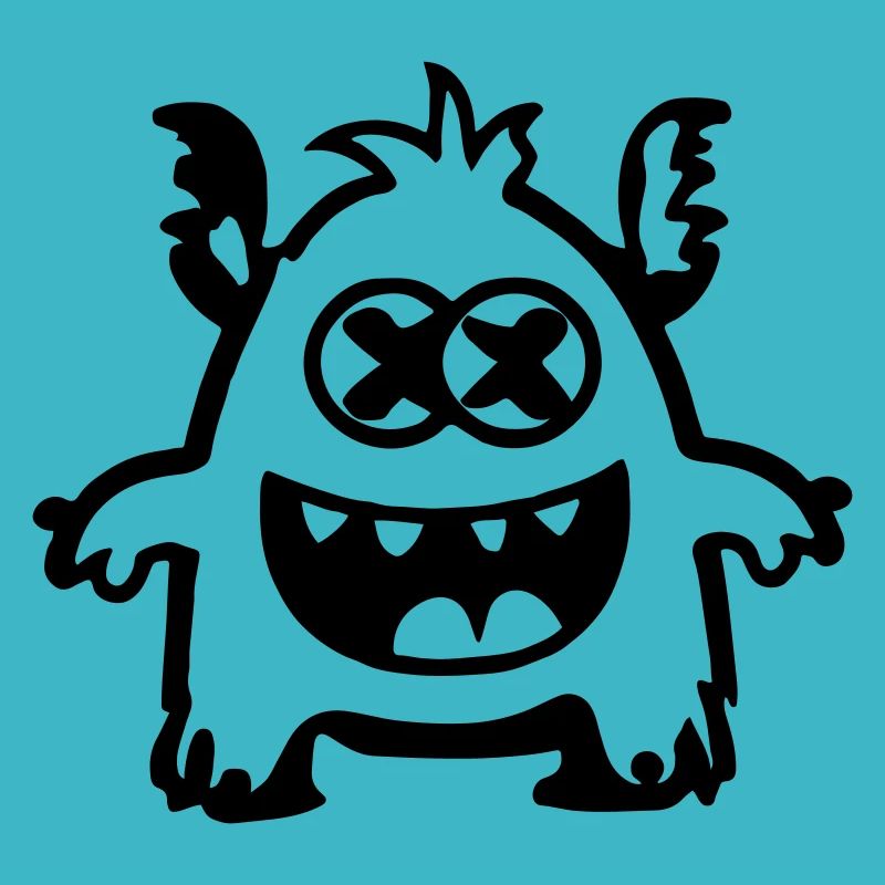 Süßes kleines Monster Vektor
