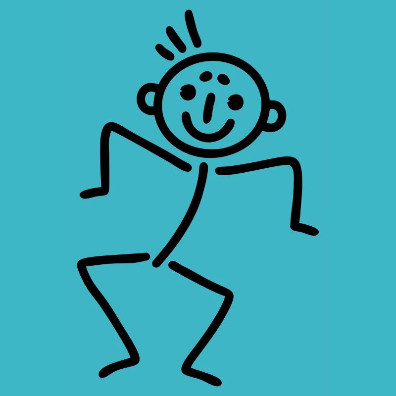 Strichmännchen lässig