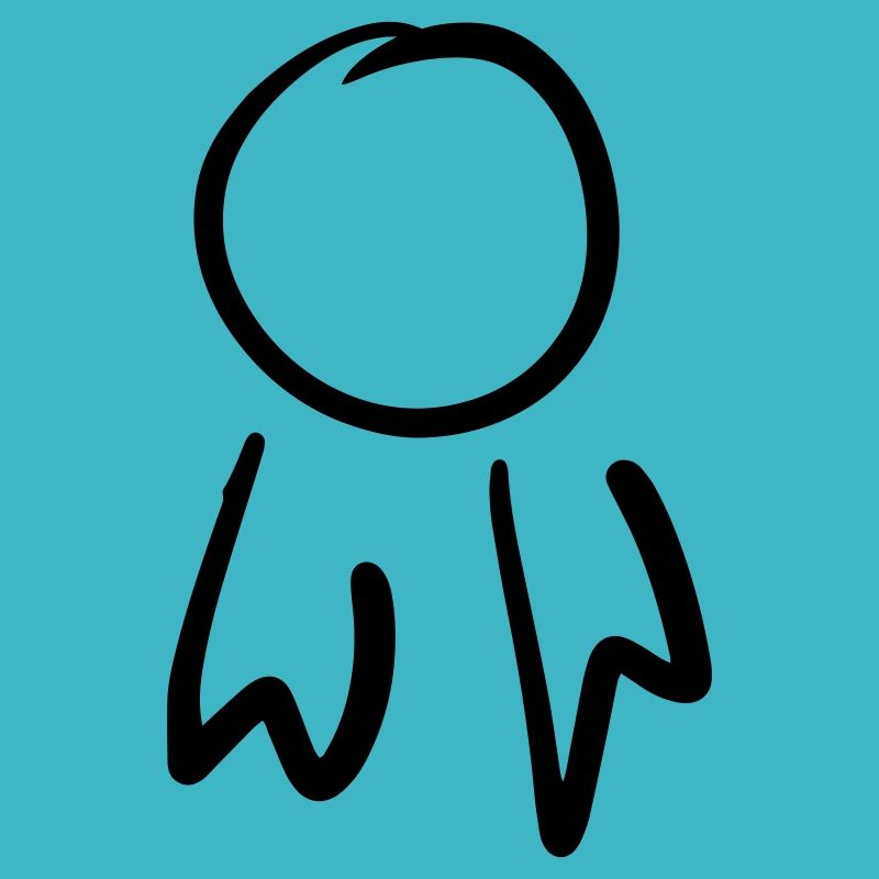 Square Badge / Order Template. Scrawl.