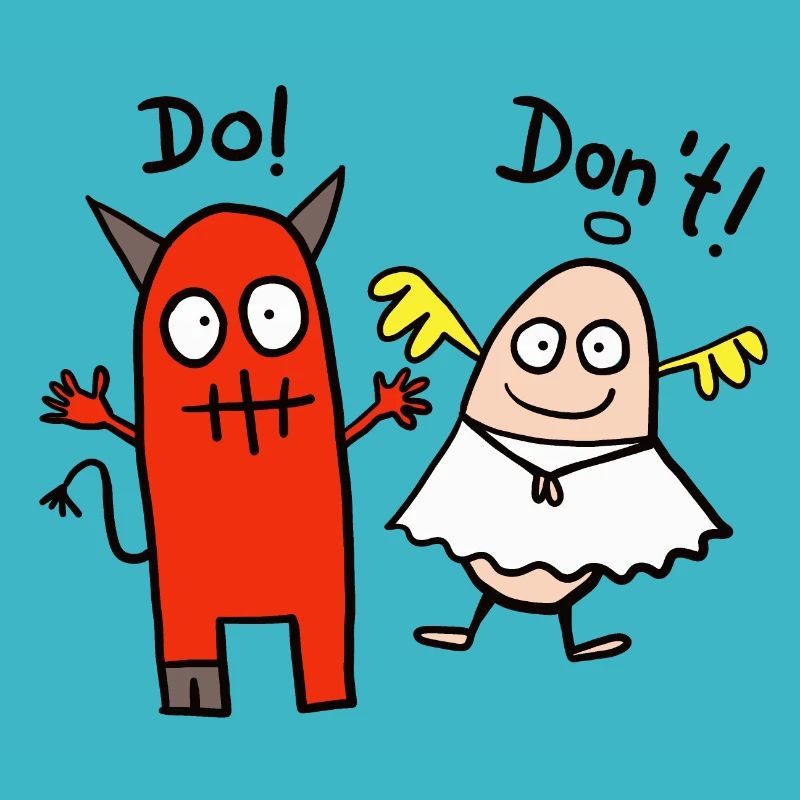 Engelchen und Teufelchen