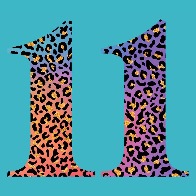 11e anniversaire léopard