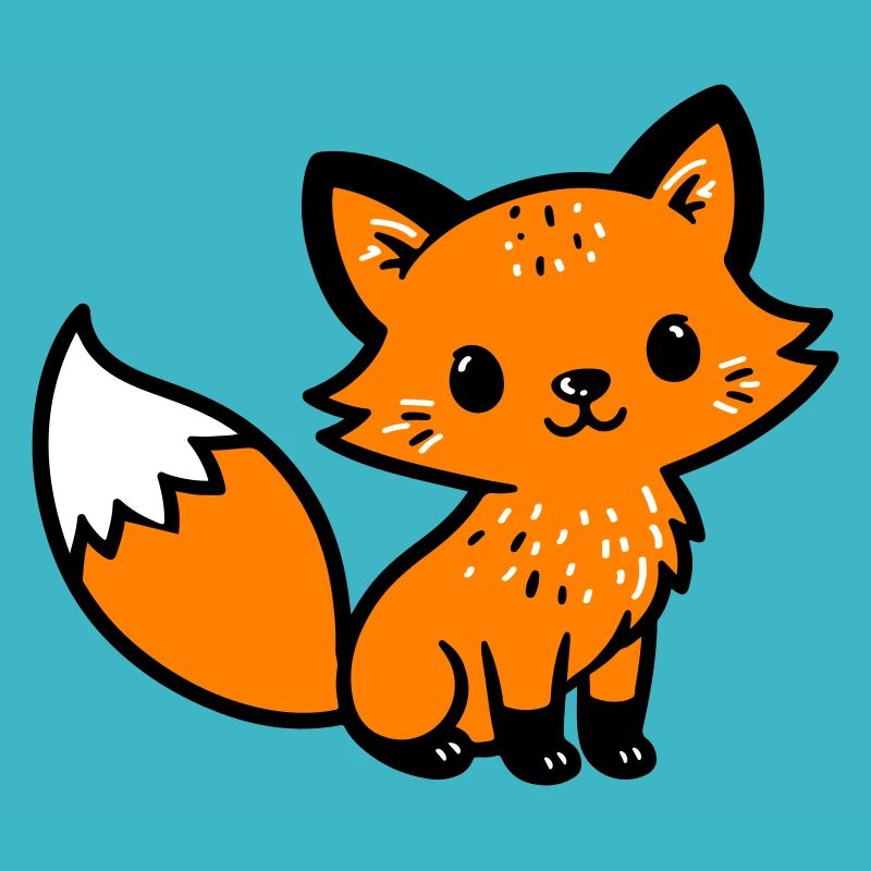 Fuchs Niedlich Comic