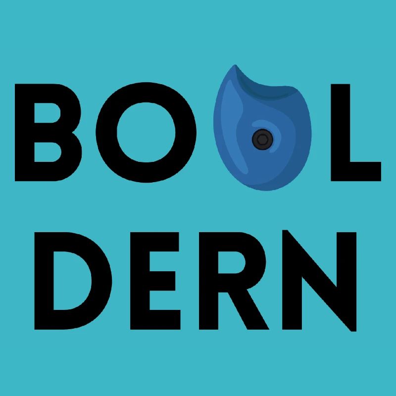 Bouldern - Simples Design mit Bouldergriff
