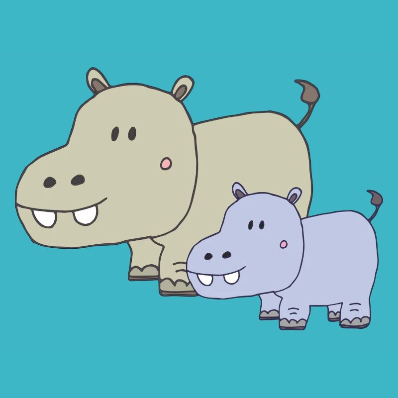 nilpferd vater und sohn