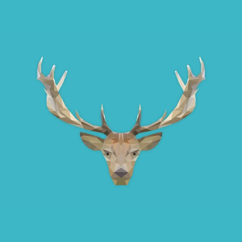 LowPoly "cerf"
