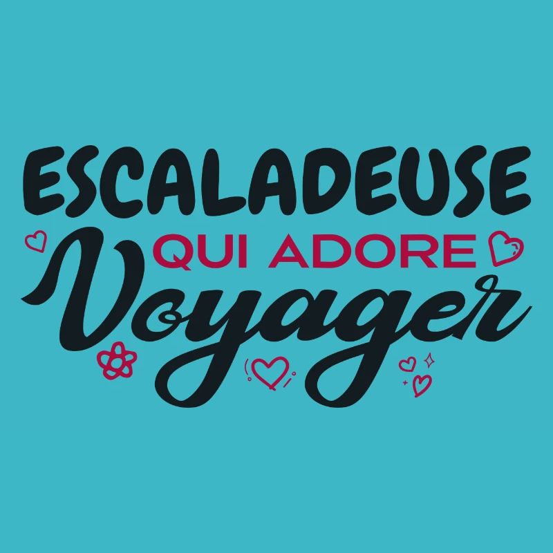 Escaladeuse globe-trotteuse passionnée de voyages