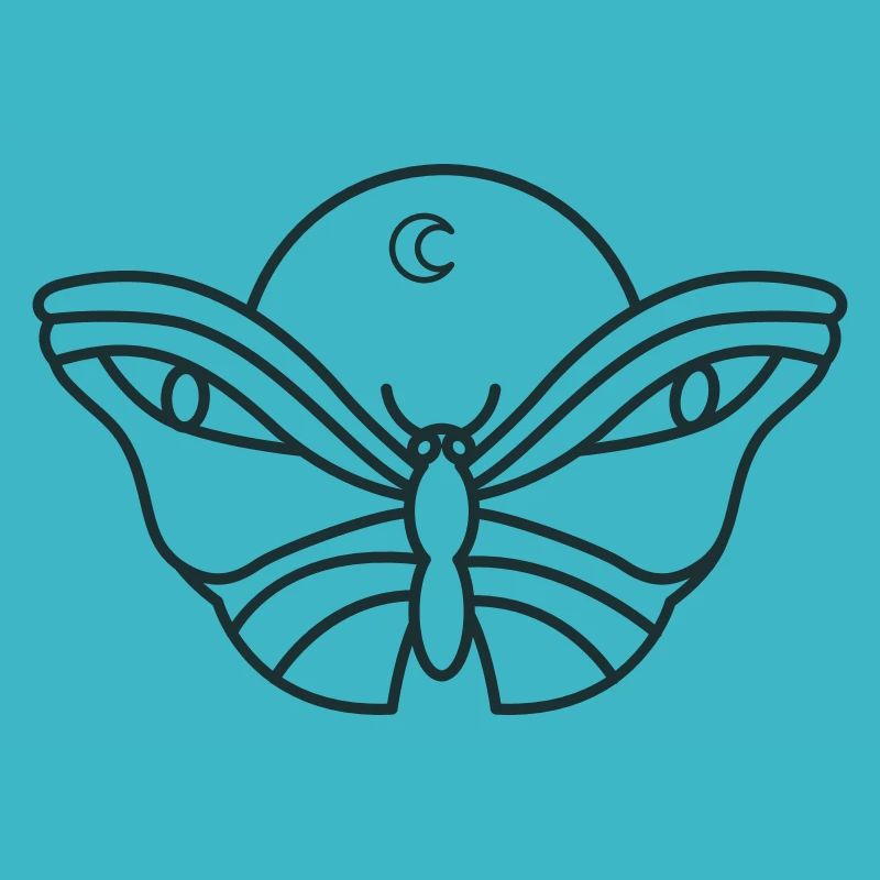 Papillon de nuit avec des yeux