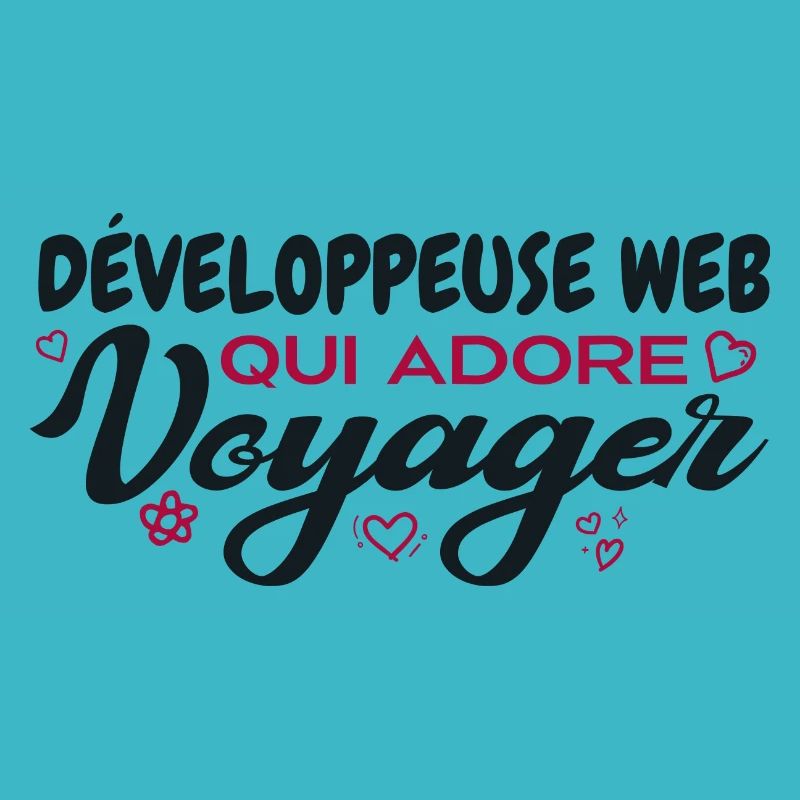 Développeuse web globe-trotteuse passionnée voyage