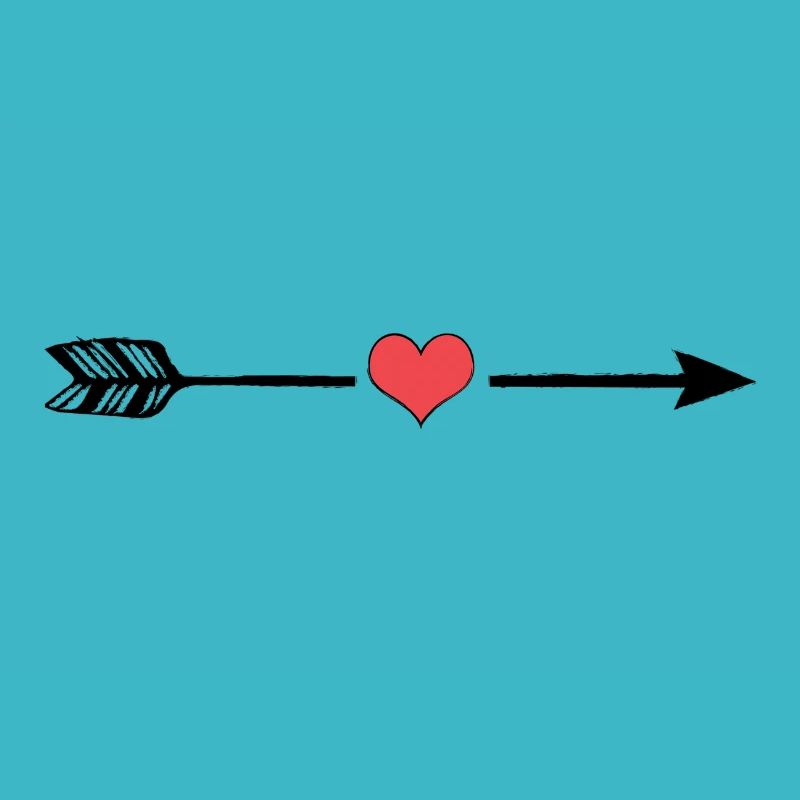 Heart and arrow