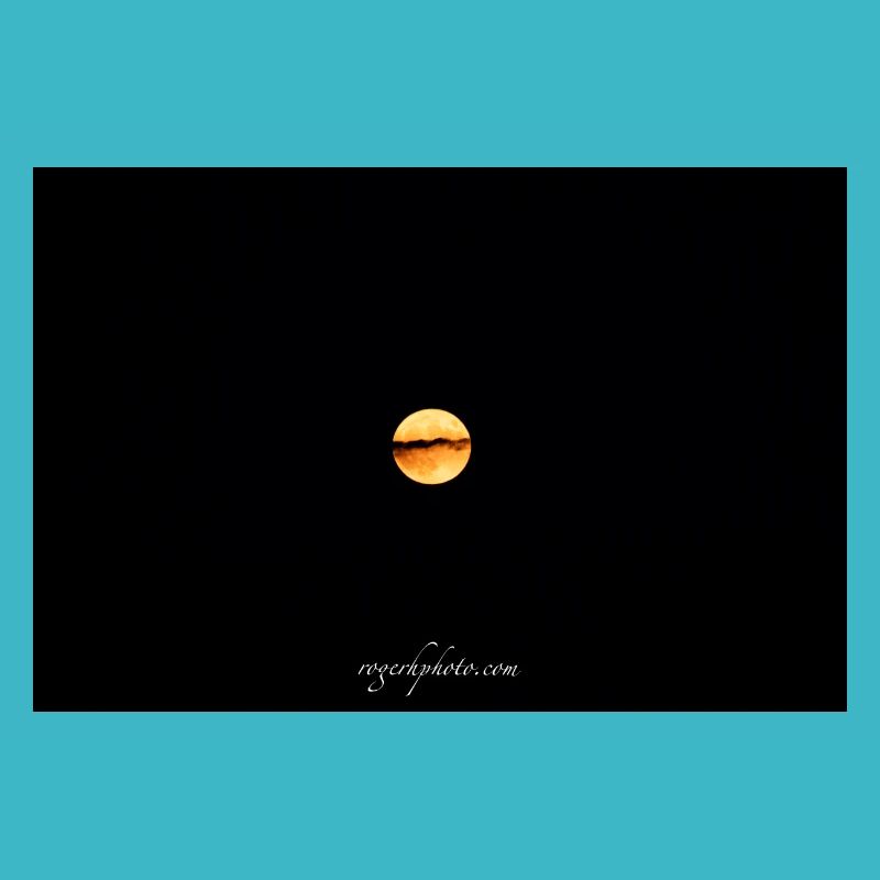 Full moon with cloud