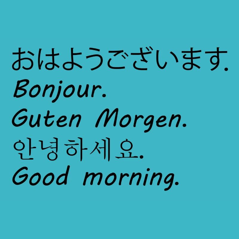 Good morning