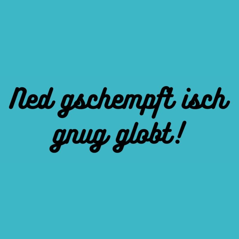 Ned gschempft